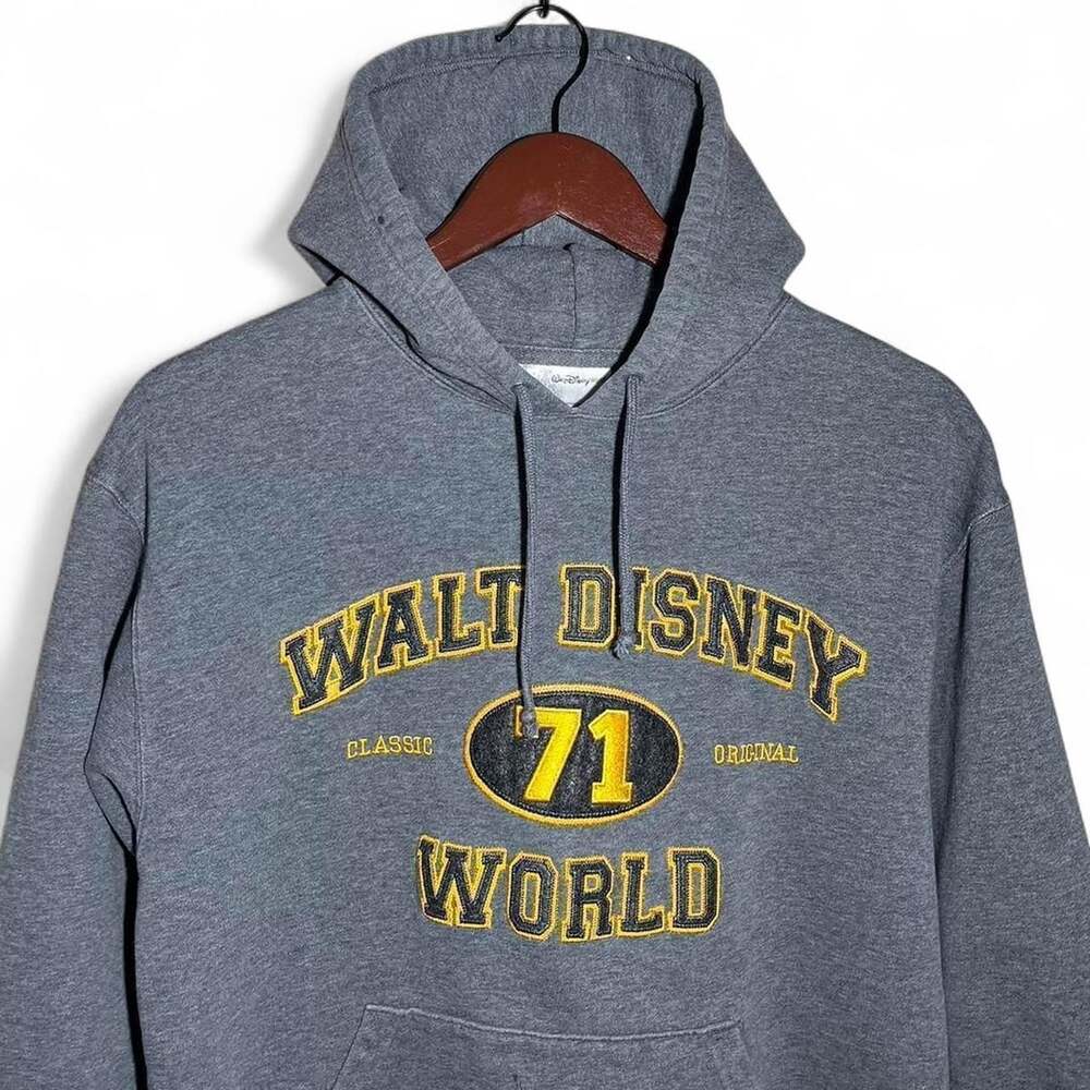Walt Disney World 71 Collegiate Embroidered Heather Grey Hoodie